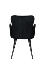 Wing chair black (set van 2